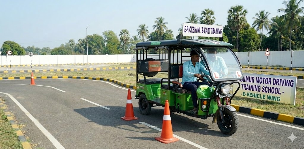 E-Rickshaw and E-Kart driving training